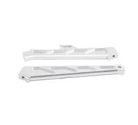 RC Repairs Models Spare For Arrma For Mojave 6S For Blx AR32044 1/7 RC Car Upgrade Parts Accessories 2pcs Metal Front And Rear Chassis Brace(Silver)