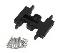 RC Repairs Models Spare For Axial For SCX24 1/24 1pc Metal Gearbox Bottom Plate Mid Gear Box Skid Car Truck Model Aluminum Alloy Upgrade Parts(Black)