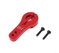 RC Repairs Models Spare For HSP For Futaba For Savox For Xcore HL HD Power E9001 Metal Servo Arm Horn RC Repair Modify Upgrade Accessories(Red)