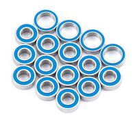 RC Repairs Models Spare For Tamiya For TT-02B Plasma For Edge Neo Scorcher 16 Pcs Rubber Bearings Sealed Kit Dual Ridge Upgrade Parts Modified