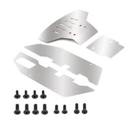 RC Repairs Models Spare For Traxxas For Slash 2WD 1/10 Stainless Steel Front And Rear Chassis Protector The Ultimate Upgrade RC Car Model Accessory