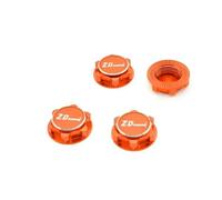 RC Repairs Models Spare For Traxxas For X-Maxx For Summit For E-Revo For ARRMA For Buggy 1/8 1/7 For Racing EX07 17mm Hex Wheel Nuts Anti-Skid RC Truck(Orange)