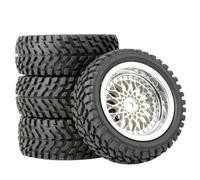 RC Repairs Models Spare For Wltoys For Traxxas For Tamiya For 144001 For Scx10 For Trx-4 1/14 1/16 1/10 Tires Wheel 12mm Hex Hubs RC Car Parts(Silver)