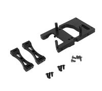 RC Repairs Models Spare For WPL C14 C24 B14 B24 For MN D90 For MN99S Metal Servo Mount Bracket Beam Crossbeam Set RC Car Upgrades Parts Accessories(Black)
