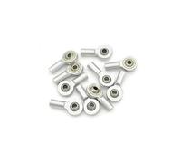 Rc Repairs Parts For 10PCS M2 Ball Joint Metal Head Buckle Steering Pushrod Tie Rod End For Mini Connecting Rods For RC Car(Silver)