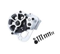 RC Repairs Parts For Axial For SCX10 1/10 Replacement All Metal Reverse Transmission Middle Gearbox With Motor Gear RC Crawler Car Parts Accessories(Silver)