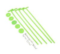 RC Repairs Parts For Chassis On Off Road Car 1/8 1/10 5pcs RC Tires Wheels Holder For Hobby Model Accessory Collect Your Conveniently Parts(Green)