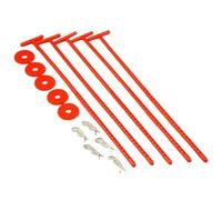 RC Repairs Parts For Chassis On Off Road Car 1/8 1/10 5pcs RC Tires Wheels Holder For Hobby Model Accessory Collect Your Conveniently Parts(Red)