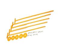 RC Repairs Parts For Chassis On Off Road Car 1/8 1/10 5pcs RC Tires Wheels Holder For Hobby Model Accessory Collect Your Conveniently Parts(Orange)