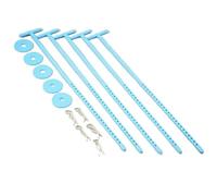 RC Repairs Parts For Chassis On Off Road Car 1/8 1/10 5pcs RC Tires Wheels Holder For Hobby Model Accessory Collect Your Conveniently Parts(Natural)