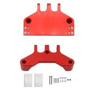 RC Repairs Parts For MN For MN128 MN86 MN86S MN86KS MN86K 4WD G500 Metal Steering Gear Bracket Servo Base For Seat Crawler RC Car Parts Modified Accessories(Red)
