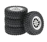 RC Repairs Parts For MN90 Mn90k MN91 MN45 MN96 MN99 MN99S MN98 MN82 LC79 For WPL 1/12 RC Car Accessories Climbing Upgrade Part Clip Tire Inner Cotton Tire Modification(Silver)