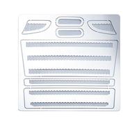 RC Repairs Parts For Tamiya 1/14 Truck For Scania R620 R470 56318 Metal Grille Mesh Front Face Intake Grille Cover Decorative Protection Sticker RC Car Parts
