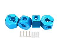 RC Repairs Parts For Tamiya For HSP For HPI For Traxxas For Slash For Axial For SCX10 D90 5/6/7/8/9/10/11/12mm 1/10 Adapter Hex 12mm Drive Hub Pin Screws RC Auto Truck Parts(Blue,8mm)