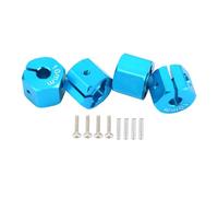 RC Repairs Parts For Tamiya For HSP For HPI For Traxxas For Slash For Axial For SCX10 D90 5/6/7/8/9/10/11/12mm 1/10 Adapter Hex 12mm Drive Hub Pin Screws RC Auto Truck Parts(Blue,10mm)