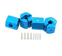 RC Repairs Parts For Tamiya For HSP For HPI For Traxxas For Slash For Axial For SCX10 D90 5/6/7/8/9/10/11/12mm 1/10 Adapter Hex 12mm Drive Hub Pin Screws RC Auto Truck Parts(Blue,12mm)