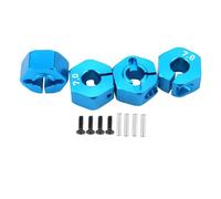 RC Repairs Parts For Tamiya For HSP For HPI For Traxxas For Slash For Axial For SCX10 D90 5/6/7/8/9/10/11/12mm 1/10 Adapter Hex 12mm Drive Hub Pin Screws RC Auto Truck Parts(Blue,7mm)