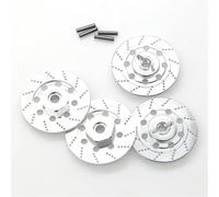 RC Repairs Parts For Tamiya TT01 TT02 For HPI For HSP 94123 For Sakura D4 1/10 Brake Disc Wheel Hex Hub Adapter Pin 12mm RC On Road For Racing Car Parts(Silver)