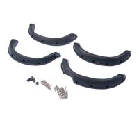 RC Repairs Parts For TF2 1/10 4Pcs Rubber Fender Flares Replacement Protection Decoration Car Accessories RC Crawler Car Model Shell Body Upgrade Parts