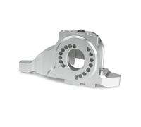 RC Repairs Parts For TRX4 For Bronco For Defender Sport K5 For TRX6 8290 1/10 RC Car Crawler Chassis Upgrade RC Car Parts Metal Motor Plate Upper Spur Gear Cover(Silver,Set)