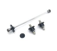 RC Repairs Parts For WLtoys 1/12 124018 124019 124010 124016 124017 RC Car Metal Differential Central Shift Assembly Motor Teeth Reduction Gear Bearing(Silver)