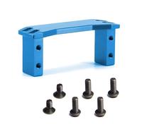 RC Repairs Toys For Tamiya For TT-02 54977 1/10 Aluminum Alloy Servo Mount Set Base Holder With Screw RC Car Replacement Accessory(Blue)