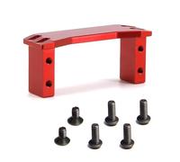 RC Repairs Toys For Tamiya For TT-02 54977 1/10 Aluminum Alloy Servo Mount Set Base Holder With Screw RC Car Replacement Accessory(Red)