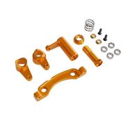 RC Repairs Toys For ZD For Racing DBX-10 10427S 9106S 1/10 Metal Steering Assembly Remote Control Cars Repairs Replacements Accessories(Yellow)