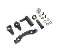 RC Repairs Toys For ZD For Racing DBX-10 10427S 9106S 1/10 Metal Steering Assembly Remote Control Cars Repairs Replacements Accessories(Gray)