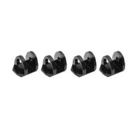 RC Replacement Parts For Arrma For Mini For MOJAVE For GROM For Granite For Grom For Typhon 1/14 1/18 4pcs Metal Shock Absorber Protection Cover Cap Protector(Black)