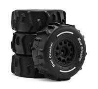 RC Replacement Parts For Arrma For Mojave For Grom 1/16 4pcs 72mm Short Course Truck Sand Tire RC Car Upgrade Parts Accessories(Black,TypeA)