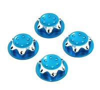 Rc Replacement Parts For Arrma For X-maxx For Summit For E-revo 1:8 Aluminium Wheel Hub Cover 17mm Hex Nut Anti-skid Wheel Cov Rc Parts(Blue)