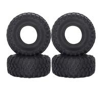 RC Replacement Parts For Axial For SCX10 1/10 4PCS 2.2 Inch Beadlock Rubber Wheel Tires Tyre RC For Rock Crawler Car Model Upgrade Parts
