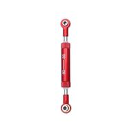 Rc Replacement Parts For Axial For SCX10 D90 90046 For Tamiya CC02 For HSP For TRX4 1/10 Adjustable 75-100mm Steering Link Rod Panhard Bar Servo Linkage RC Parts(Red,80-85mm)