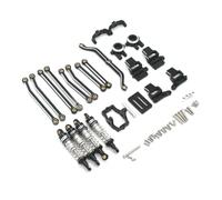 RC Replacement Parts For JJRC C8801 C8809 AX-8560 1/18 RC Remote Control Car Metal Parts Vulnerable Set(Black)