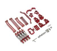 RC Replacement Parts For JJRC C8801 C8809 AX-8560 1/18 RC Remote Control Car Metal Parts Vulnerable Set(Red)