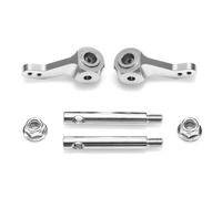 Rc Replacement Parts For Tamiya For CW-01 CW01 For Lunch For Box Metal Steering Upright RC Car Repair Modify Upgrade Parts Accessories(Silver)
