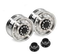 Rc Replacement Parts For Tamiya For Trailer Tractor Truck For Scania For Volvo For Actros For Man 1/14 Metal Wheel Drive/Bearing Hub Rim RC Car(Single Wheel)