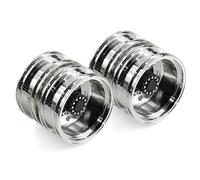 Rc Replacement Parts For Tamiya For Trailer Tractor Truck For Scania For Volvo For Actros For Man 1/14 Metal Wheel Drive/Bearing Hub Rim RC Car(Double Wheel)