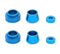 Rc Replacement Parts For Tamiya For TT02 For TT-02 1/10 Metal Steering Bushing Set RC Car Models Repair Modify Upgrade Parts Accessories