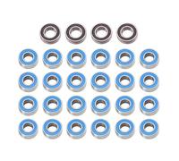 RC Replacement Parts For Tamiya Grand Knight For King For Hauler 1/14 30pcs Sealed Bearing Kit Truck Tractor Trailer Semi Upgrade Parts