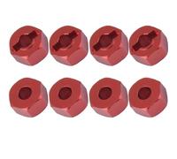 RC Replacement Parts For Traxxas For Slash 4X4 For Stampede For Rustler 1/10 8pc Hex Wheel Hubs 12mm Upgrade And M4 Lock Nut RC Car