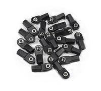 Rc Replacement Parts For TRX4 For SCX10 For Element For Enduro TF2 CC01 Straight Angled M4 Rod Ends With 7mm Pivot Ball Links Building 1/10 RC Crawler Car(Angled 20PCS)