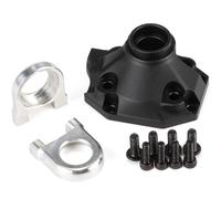 Rc Replacement Parts For VS4-10 For Phoenix VRD For Vanquish H10 OPTIC F10 CNC Aluminum Third Member Set Rear Front Diff Cover Axle Rc Parts(Black,Front)