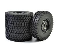 RC Rims Hubs Tire For Axial For SCX10 For TAMIYA CC01 D90 1/10 4pcs 1.9 Inch Tires Plastic Wheel Rubber 98MM RC Crawler Car DIY Accessory Crawlers