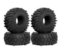 RC Rims Hubs Tire For Axial For Wraith For SCX10 For Capra For Traxxas For TRX4 D90 1/10 4PCS 133MM 2. Rubber Big Tires Wheel Tyres Scale RC Crawler Car