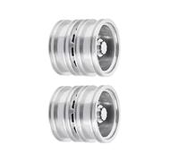 RC Rims Hubs Tire For Tamiya 1/14 Complete Set Aluminum Front Rear Wheel Hubs Rims Tractor For Climbing Trailer RC Car Upgrade Parts(2PCS a)