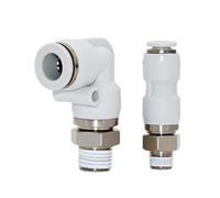 RC RL High-Speed Rotating Pneumatic Fitting M5 1/8" 1/4" 3/8" 1/2" Universal 360 Degrees 300r/min Quick Air Connector 1Pcs(8-04,RL)