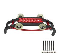 Rc Roll Cage Rc Roll Cage Roll Bar Frame Chassis Guard With Nylon And Aluminum Connectors For Support And Stable Cornering suitable for 1/16 Models Backyard Runs Practice, Red