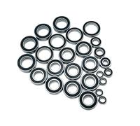 Rc Sealed Bearings For Arrma For Kraton For Outcast 8S 1/5 26Pc Pre Greased Deep Groove Complete Ball Bearings Kit Chrome Steel Black Rubber Sealed RC Car